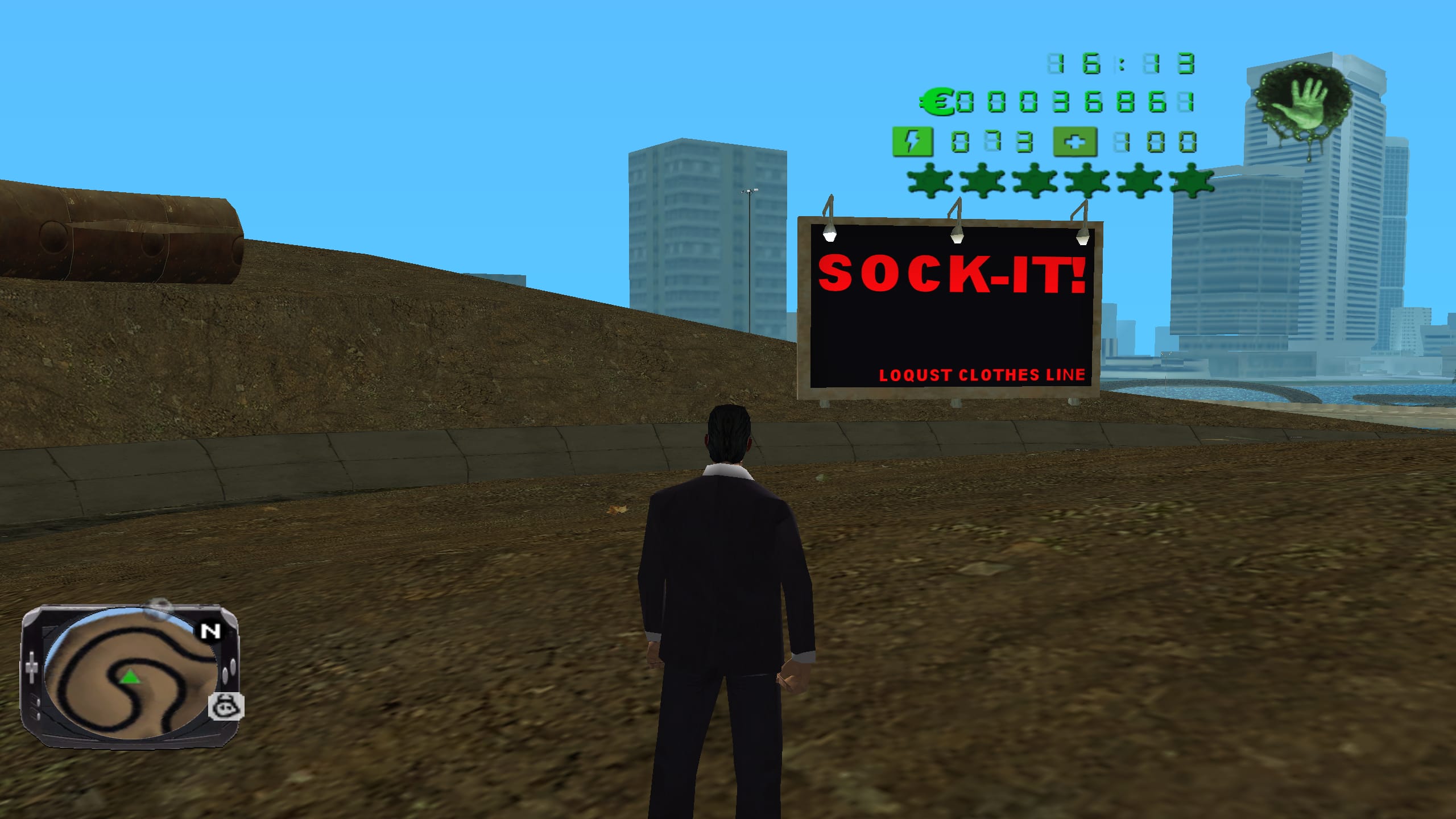 Panou publicitar Loqust